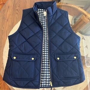 J. Crew puffer vest size M